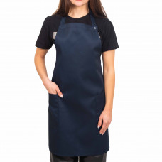 Фартух Viluta на четырех кнопках Саржа Синий