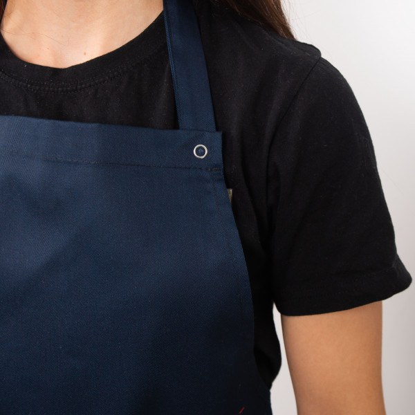 Фартух Viluta на четырех кнопках Саржа Синий