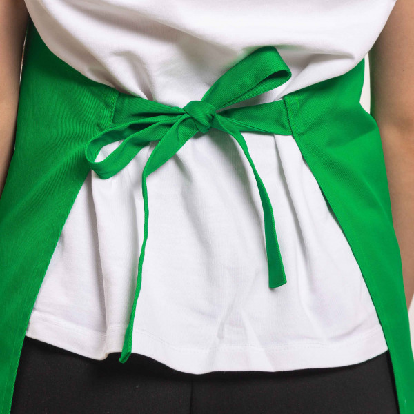 Фартух с вышивкой Chef Саржа Зелений