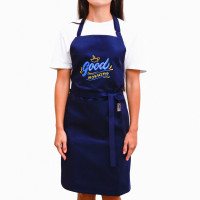 Фартух с вышивкой Good Morning Саржа Синий