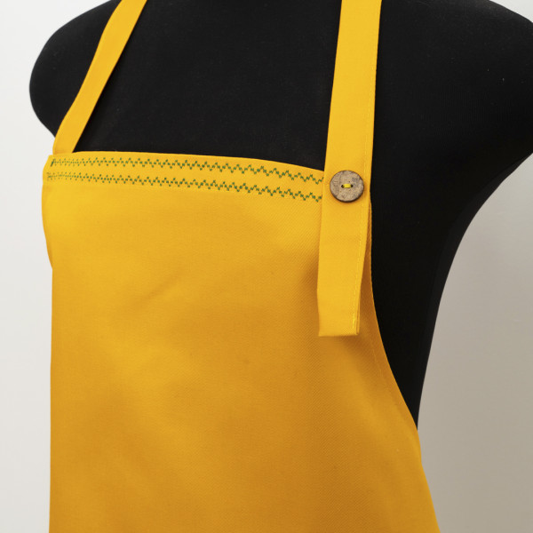 Фартух Viluta Саржа Желтый (мод. 18-11)