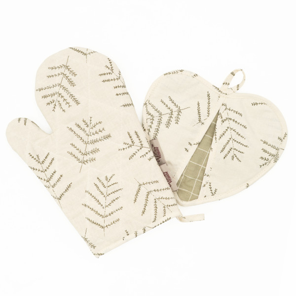 Набор кухонний Viluta 3 ед. (Фартук + Прихватка + Варежка) Ранфорс 22205