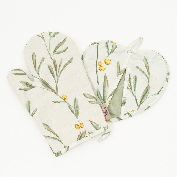 Набор кухонний Viluta 3 ед. (Фартук + Прихватка + Варежка) Ранфорс 24280