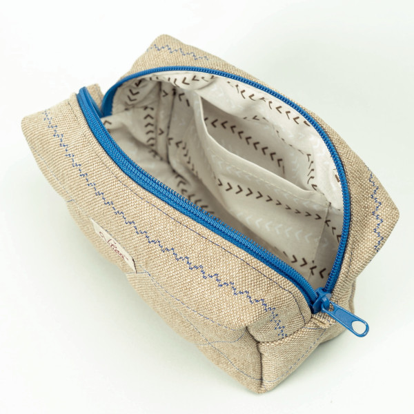 Косметичка Viluta с Декоративной строчкой Бежевый