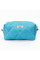 Косметичка Viluta с Декоративной строчкой Голубой/голубой