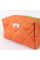 Косметичка Viluta с Декоративной строчкой Оранжевый