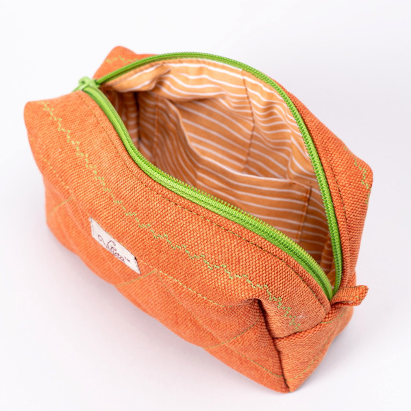 Косметичка Viluta с Декоративной строчкой Оранжевый