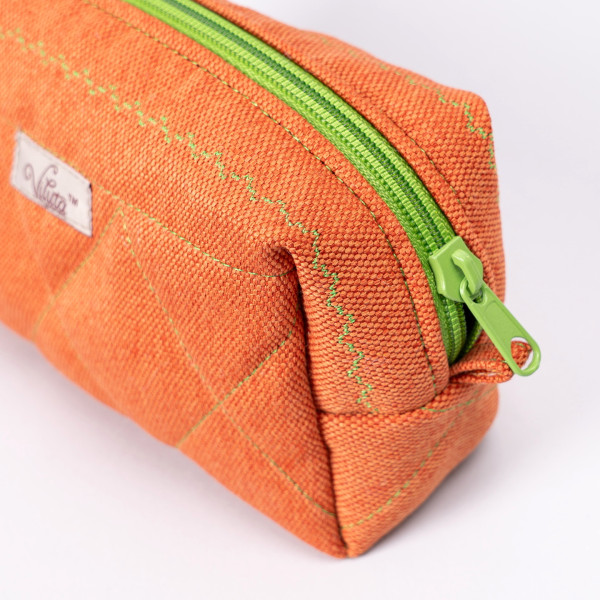 Косметичка Viluta с Декоративной строчкой Оранжевый