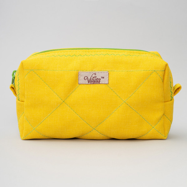 Косметичка Viluta с декоративной вышивкой Желтый