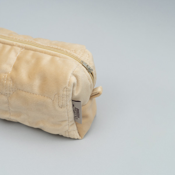 Косметичка Viluta Велюрова Пісочна