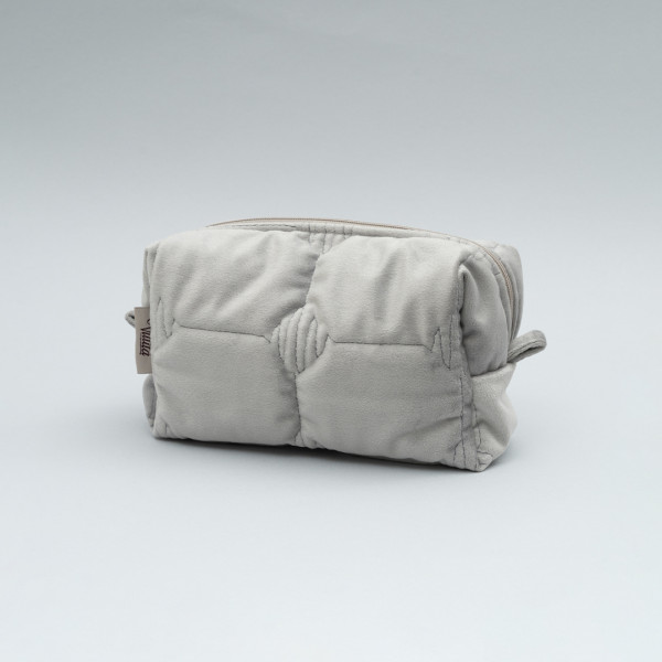 Косметичка Viluta Велюровая Серый 