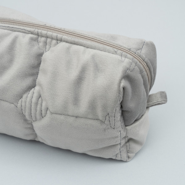Косметичка Viluta Велюровая Серый 