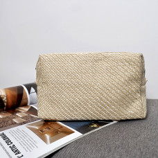 Косметичка рогожка бежевая