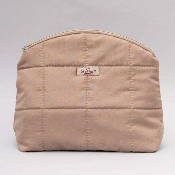 Косметичка стеганая Viluta Бежевый  (Размер M)