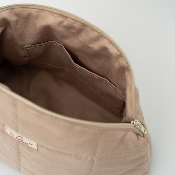 Косметичка стеганая Viluta Бежевый  (Размер M)