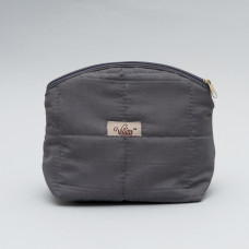 Косметичка стеганая Viluta Графит (Размер M)