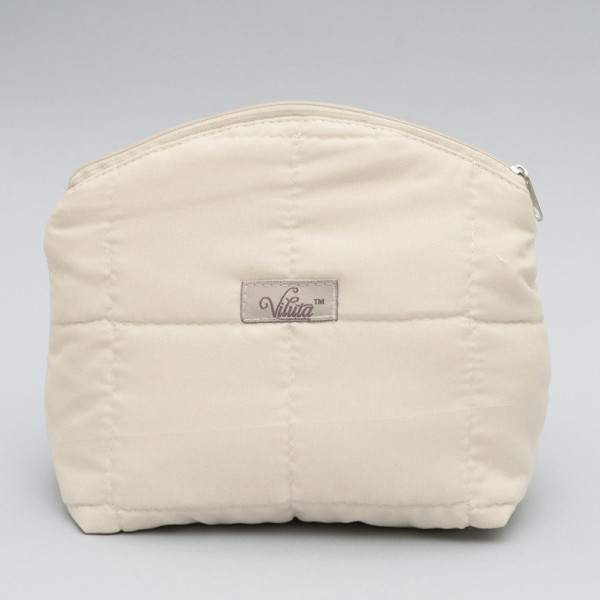 Косметичка стеганая Viluta Ваниль (Размер M)
