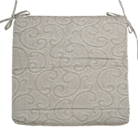 Подушка для стула Viluta Трикотаж / Поролон  40x40 Серый