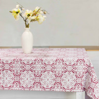 Скатерть Панама Вензель 150х180 Бордо