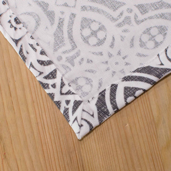 Скатерть Панама Вензель 150*220 Серая