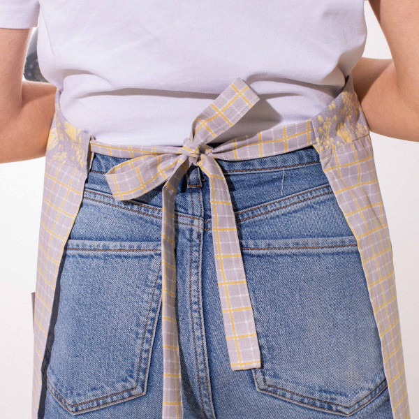 Набор кухонный Viluta (фартух+прихват2+мешочек) ранфорс 204