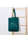 Сумка-шопер с вышивкой Карта Саржа Зеленый