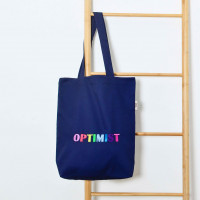 Сумка-шопер с вышивкой Optimist Саржа Синий