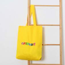 Сумка-шопер с вышивкой Optimist Саржа Желтый