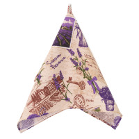 Полотенце вафельное Viluta 40х70 с петелькой Лаванда Бежевое