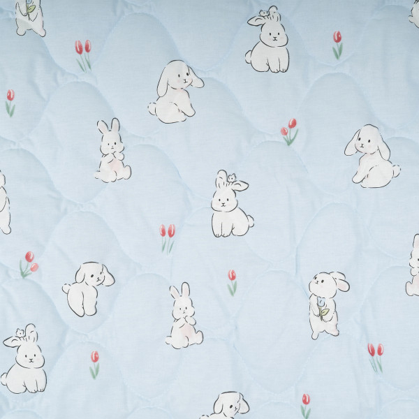 Одеяло Хлопковое стеганое Viluta Детское 100х140 24281 Голубой