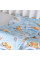 Одеяло детское хлопковое стеганое Вилюта 100х140  7823 Голубой