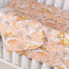 Одеяло детское хлопковое стеганое Вилюта 100х140 7823 Оранжевый