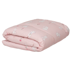 Одеяло шерстяное стеганое Viluta Детское Premium 100х140 24281 Розовый