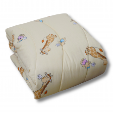 Одеяло шерстяное стеганое Viluta Детское Premium 100х140 5507 Бежевый