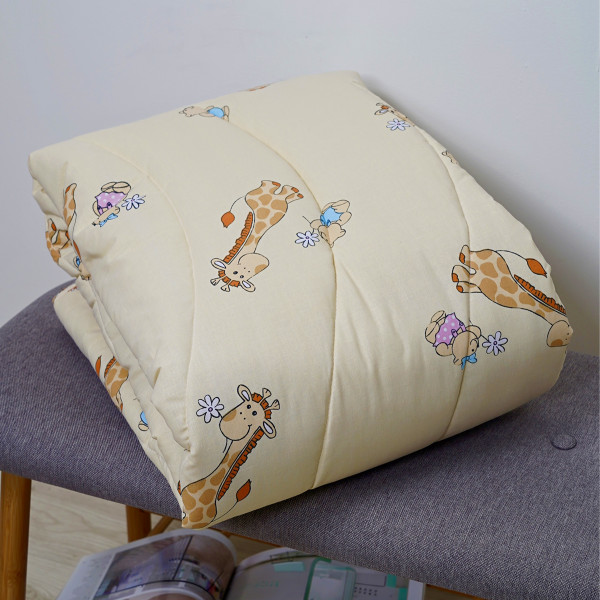 Одеяло шерстяное стеганое Viluta Детское Premium 100х140 5507 Бежевый