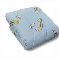 Ковдра вовняна стьобана Viluta Дитяча Premium 100х140 5507 Голубий