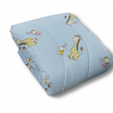 Одеяло шерстяное стеганое Viluta Детское Premium 100х140 5507 Голубой