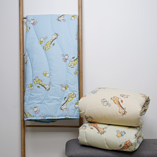 Одеяло шерстяное стеганое Viluta Детское Premium 100х140 5507 Голубой