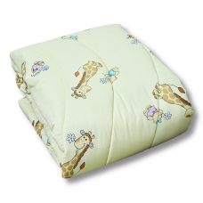 Одеяло шерстяное стеганое Viluta Детское Premium 100х140 5507 Зеленый