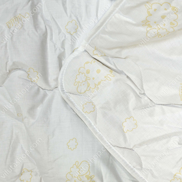 Одеяло шерстяное стеганое Viluta Детское Premium 100х140