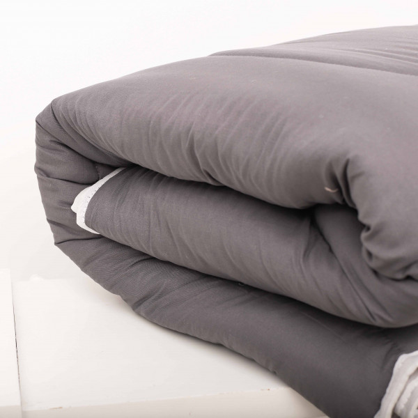 Ковдра силіконова стьобана Вилюта Relax Літо Дует Графіт 205х170