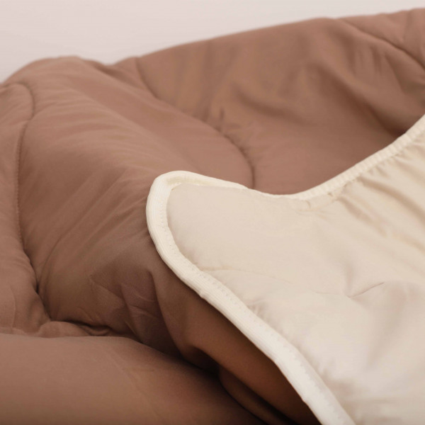 Одеяло силиконовое стеганое Viluta Relax Light 220х200 + 2 наволочки 50х70 Капучино