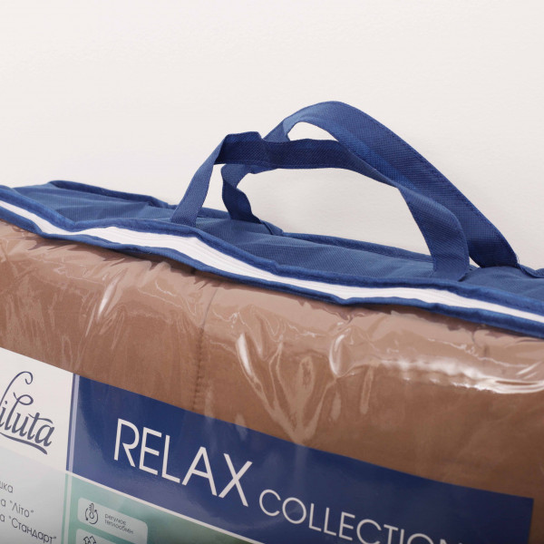 Одеяло силиконовое стеганое Viluta Relax Light 220х200 + 2 наволочки 50х70 Капучино