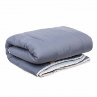 Одеяло силиконовое стеганое Вилюта Relax Лето Дуэт Синий 140х205
