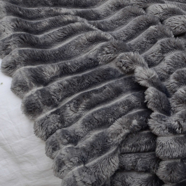 Плед-покрывало 180х200 Polosa Luxe Серый 181105