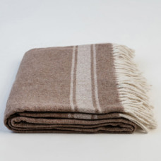 Плед Lanavitta Wool Mix 140х190 Серо-бежевый