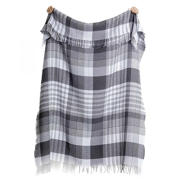 Плед Lanavitta Корфу Вафельный 140х200 Серый