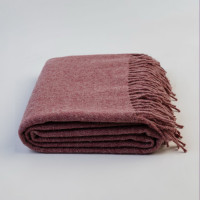 Плед Lanavitta Меланж 140х200 Вишневий