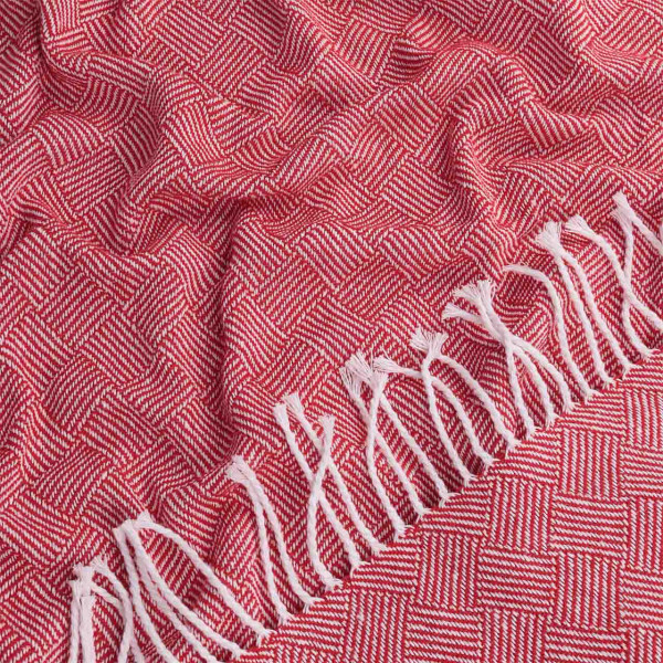 Плед Lanavitta Ламинат 140х200 Красный