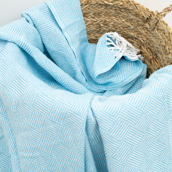 Плед Lanavitta Ламинат 140х200 Лазурный